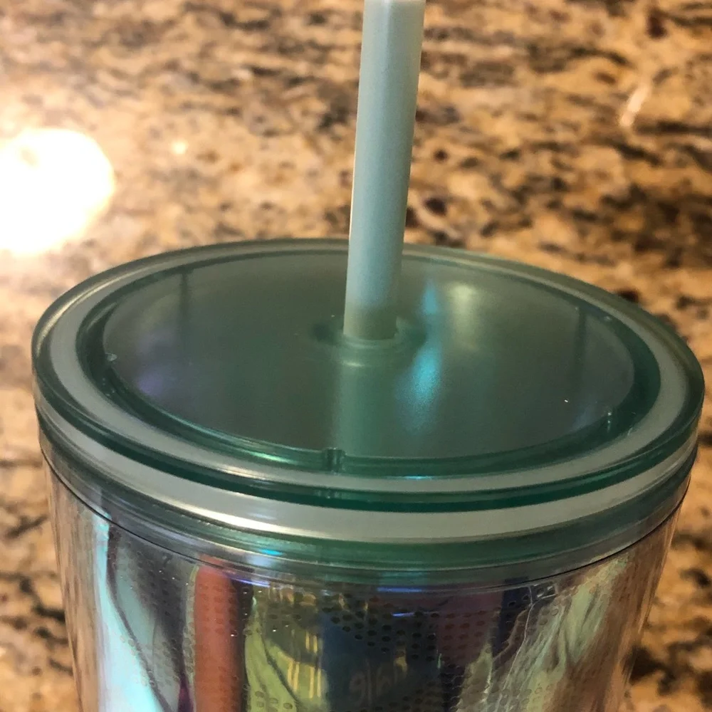 Starbucks 24 Oz Iridescent Mermaid Scale Cold Cup Tumbler